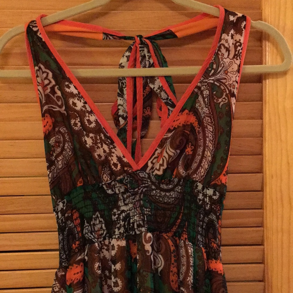 Paisley Halter Dress